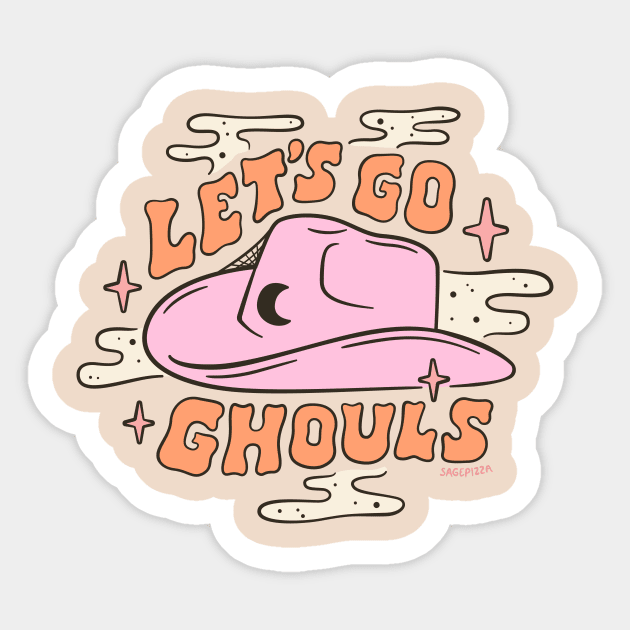 Let's Go Ghouls Sticker by sagepizza